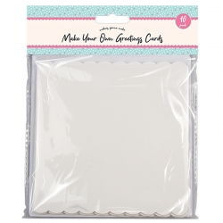 Make your own Greetings cards White 10 pack (STA4035)