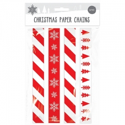 Christmas Paper Chains 36 Pack - Red (XMA5633)