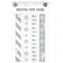 Christmas Paper Chains 36 Pack - Silver (XMA5633)