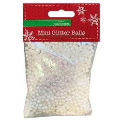 Mini Glitter Polystyrene Balls (XMA4023)