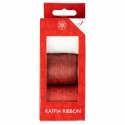 Raffia Ribbons 3pk - Red/White (XMA5746)