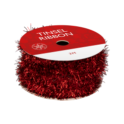 Tinsel Ribbon Roll - Red (XMA5693)