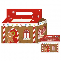 Gingerbread House Treat Boxes 3pk (XMA5774)