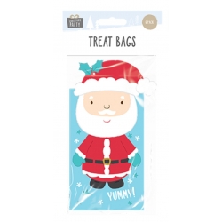 3D Character Treat Bags 6pk - Santa (XMA3963)