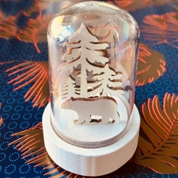 Bell Jar Light - Polar Bear (XMA3983)