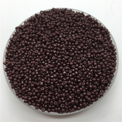 2mm Seed Beads - Opaque Brown (1000pcs)