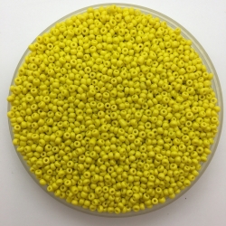 2mm Seed Beads - Opaque Yellow (1000pcs)