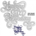 Printable Heaven Small die - Swirl Happy Birthday (1pc)