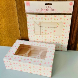 Mother's Day 6-Hole Cupcake Boxes 2pk - Floral (MOT4727)