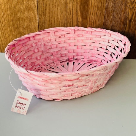 Mother's Day Woven Hamper Basket - Pink (MOT4790)
