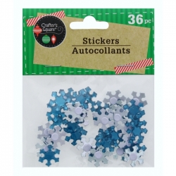 Gemstone Stickers - Blue Snowflakes (207359)