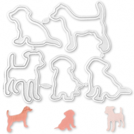 Printable Heaven Small die - Assorted Dog Set (6pcs)