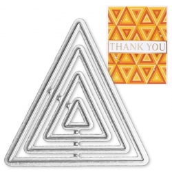 Printable Heaven Small die - Small Nesting Triangles for Bunting (4pcs)