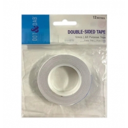 Dot & Dab Double-Sided Tape 12mm x 12m (DCBS05)