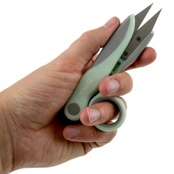 Siska 5-inch Snip Scissors - Silver Titanium (SKSCR001)