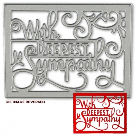 Printable Heaven die - With Deepest Sympathy (1pc)