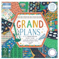 First Edition 6 x 6 Paper pad - Grand Plans (FEPAD160)