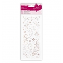 Glitter Dot Stickers - Flourishes Orange & Pink (PMA 818215)