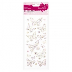 Glitter Dot Stickers - Butterflies (PMA 818208)