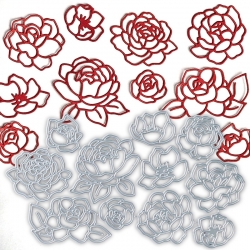 Printable Heaven Large die - 11-piece Rose Set (11pcs)