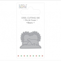Simply Creative Christmas Mini Die - Polar Bear (SCDIE141X20)