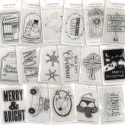 Simply Creative Christmas Mini Clear Stamp Bundle - 17 stamps