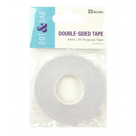 Dot & Dab Double-Sided Tape 6mm x 22m (DDADH030)