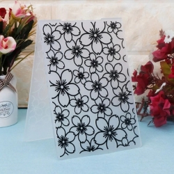 A6 Embossing folder - Blossom Background