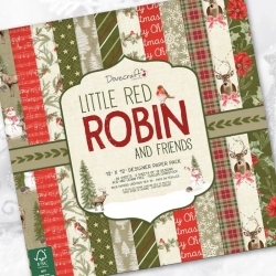 Dovecraft Little Red Robin - 12 x 12 Paper pad (DCPAP175X20)