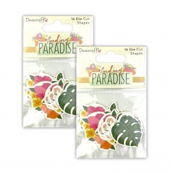 2 for 1 Offer - 2 x Dovecraft Finding Paradise Die-cut Shapes (DCTOP171 x 2)