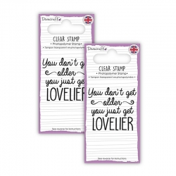 2 for 1 Offer - 2 x Dovecraft Clear Stamp - Lovelier (DCSTP093