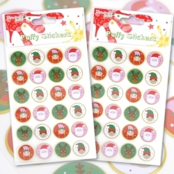 2 for 1 Offer - 2 x Dovecraft Puffy Stickers - Christmas