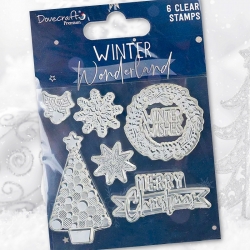 Dovecraft Premium Winter Wonderland Clear Stamps (DCSTP189X21)