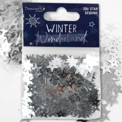 Dovecraft Winter Wonderland Sequins - Stars (DCSEQ016X21)