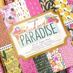 Dovecraft Finding Paradise 8x8" Paper pad (DCPAP164)