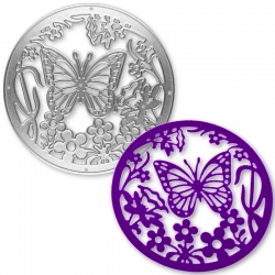 Printable Heaven Large die - Butterfly Circle (1pc)