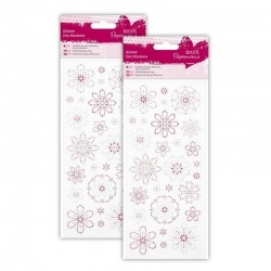 2 for 1 Offer - 2 x Glitter Dot Stickers, Blooms (PMA 818204 x