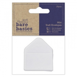 Papermania Mini Kraft Envelopes - White (PMA 174358)