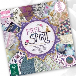 First Edition 6 x 6 Paper pad - Free Spirit (FEPAD214)