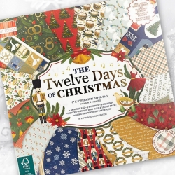 First Edition 8 x 8 Paper pad - 12 Days of Christmas