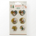 Dovecraft Christmas Naughty or Nice Shaker Stickers (DCSTK123X21)
