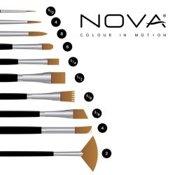 Nova 10-piece Paint Brush Set (NVMXM015)