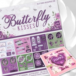 Dovecraft Butterfly Kisses 8x8" Decoupage Pad (DCDPG018)