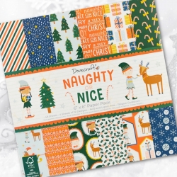 Dovecraft 6 x 6 Paper pad - Naughty or Nice (DCPAP187X21)