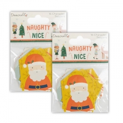 2 for 1 OFFER - 2 x Naughty or Nice Character toppers