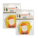 2 for 1 OFFER - 2 x Naughty or Nice Character toppers (DCTOP208X21x2)