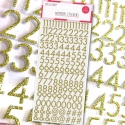 Love to Craft Number Stickers - Gold (LCSTK002)