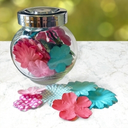 Blossom Jar - Pink/Teal (72pcs)