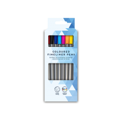 Coloured Fineliner Pens 8pk (STA6384)