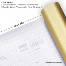 First Edition No Mat Vinyl Shimmer Matt Gold 13inch (FESMV046)